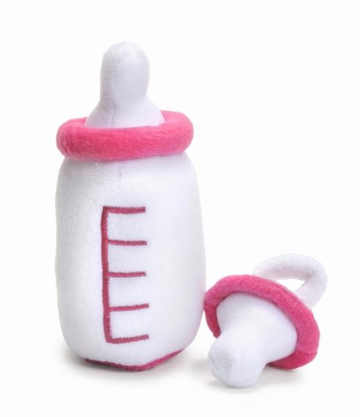 Pink Bottle and Dummy